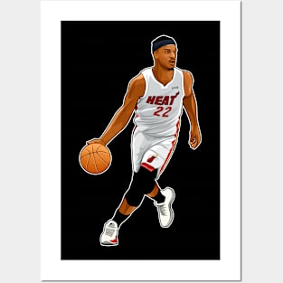 Jimmy Butler With The Ball Posters and Art